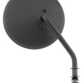 Biker's Choice Round Right Mirror Black