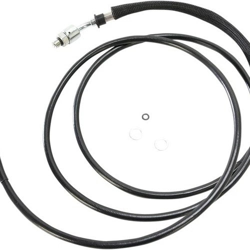 Drag Specialties Black Vinyl Hydraulic Clutch Line 76-1/8" +6" Black #211912