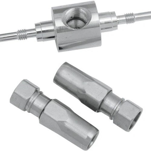 Magnum Byo DOT Brake Line Kit Replacement Rear Brake Switch Block Chrome