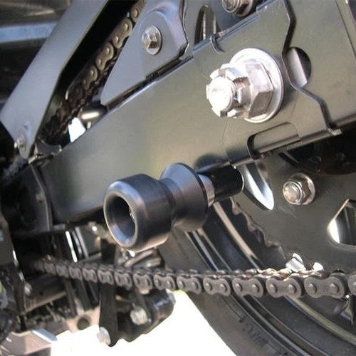 Shogun Swingarm Sliders Black for Kawasaki Ninja 300/Ninja 300 ABS 2013-2016