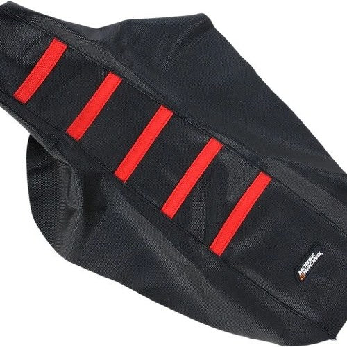 Moose Ribbed Seat Cover Black/Red #148396 for Honda CR80R/CR85R