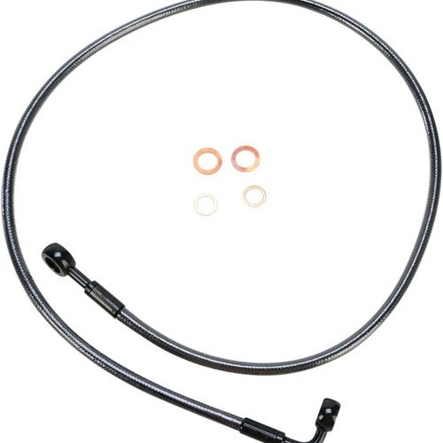 Magnum Black Pearl E-Z Align Front Brake Line 42" #46442SW Harley Davidson