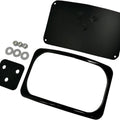 DS Radius License Plate Mount Kit Small Flat Black