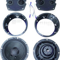 J&M Rokker Xxr Front Speaker Kit 6.71" 300W #HC13-6712GTMXXR Harley Davidson
