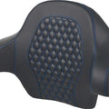 Saddlemen RoadSofa HC Tour-Pak Backrest Pad Blue Stitch #284925 Harley Davidson