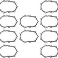 James Transmission End Cover Gaskets Paper 10-Pack #JGI-33295-36 Harley Davidson