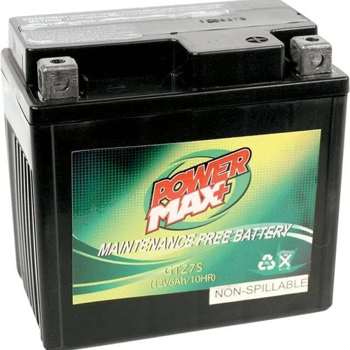 Power Max Maintenance-Free Battery YTZ7S #GTZ7S for Honda/Yamaha/Aprilia