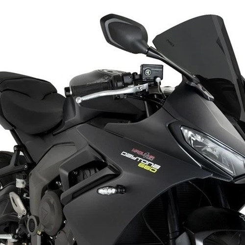 Puig R Racer Windscreen Dark Smoke #22085F Triumph Daytona 660 2024-2025