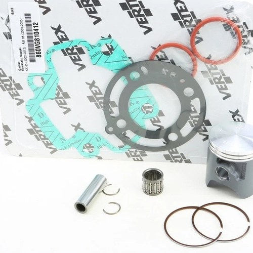 Vertex Top End Piston Kit 44.45mm #VTK22860B fits Kawasaki/Suzuki KX65/RM65