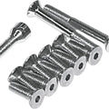 Colony Allen Transmission Top Cover Screws Chrome #8748-12 Harley Davidson