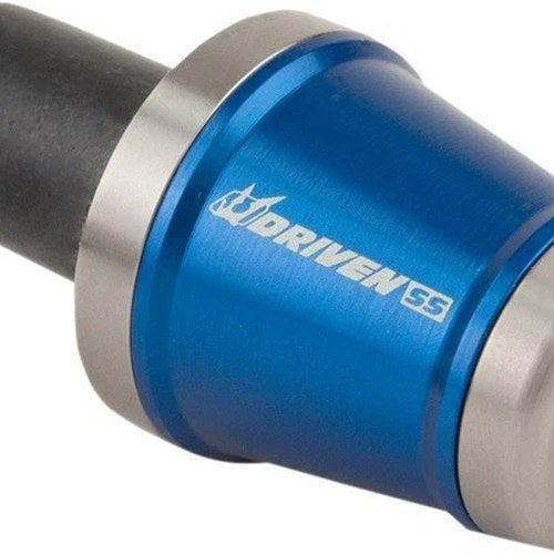 Driven SS Bar Ends Blue