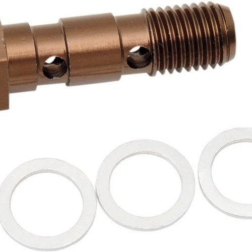 Shindy Aluminum Double Banjo Bolt 10mm x 1.25mm