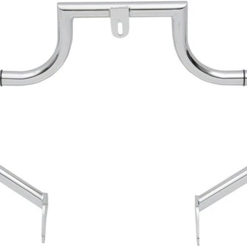 Lindby Linbar Highway Bar 1.25" For Mid-Controls Chrome Harley Davidson Dyna