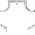 Lindby Linbar Highway Bar 1.25" For Mid-Controls Chrome Harley Davidson Dyna