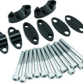 BikeMaster Handlebar Risers for 1-1/8" Bars Black