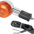 K&S DOT Turn Signal Assembly Single Filament Rear Right Chrome Amber #25-2253