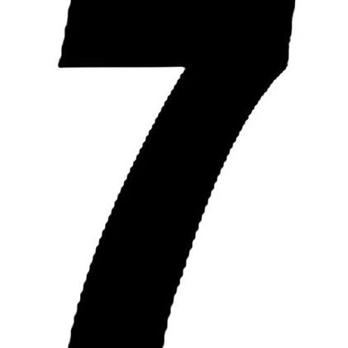 Dirt Digits Super X Numbers 6" Black #7 3-Pack