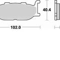 Braking SM1 Brake Pads #750SM1 for Yamaha