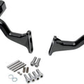 DS Raised Passenger Floorboard Mounts Black Harley Davidson #144754