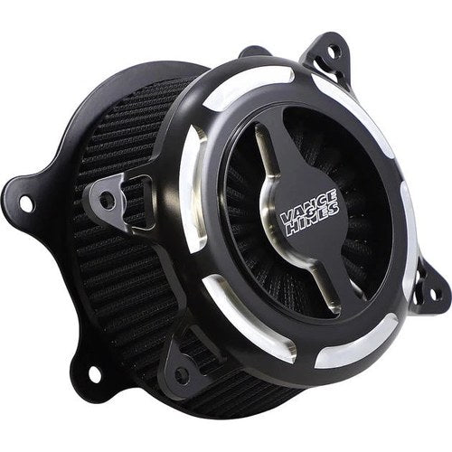 Vance & Hines VO2 Blade Air Cleaner Kit Black Contrast 40395 Harley Davidson