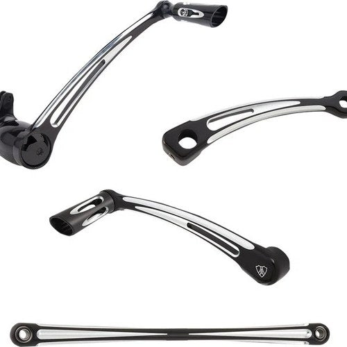 Arlen Ness Deep Cut Solo Foot Control Kit Black #420-108 Harley Davidson