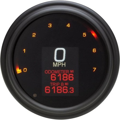 Dakota Digital Mlx Series Speedometer 4.5-5" Black #MLX-2000-K Harley Davidson