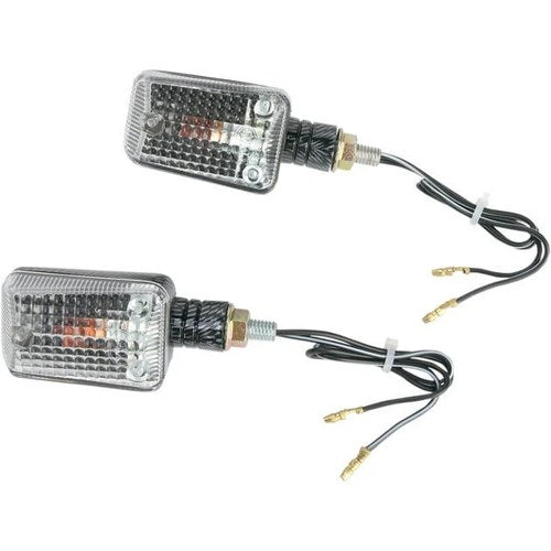 K&S Mini-Stalk Marker Light Set Single Filament Carbon Clear