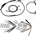 Burly Cable/Line Kit for 12" Jail Bars Black w/o ABS Single Disc B30-1136