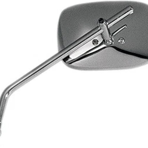 Emgo Screw-in Mirror Rectangular 10mm Aluminum Chrome Universal