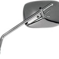 Emgo Screw-in Mirror Rectangular 10mm Aluminum Chrome Universal