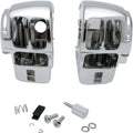 Drag Specialties Radiused Switch Housing Kit Chrome #141733 Harley Davidson