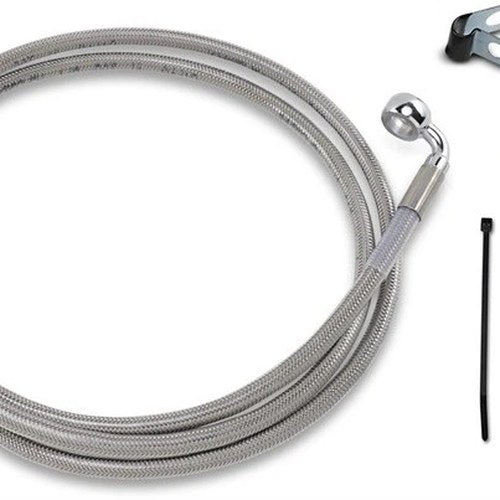 DS Braided Brake Line Kit Front +10" Harley Davidson Softail/Dyna #143714