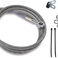 DS Braided Brake Line Kit Front +8" Harley Fxst Softail 1984-1990