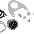 DS 1-5/8" Liquid-Filled Oil Pressure Gauge Kit Chrome Harley Davidson #145164