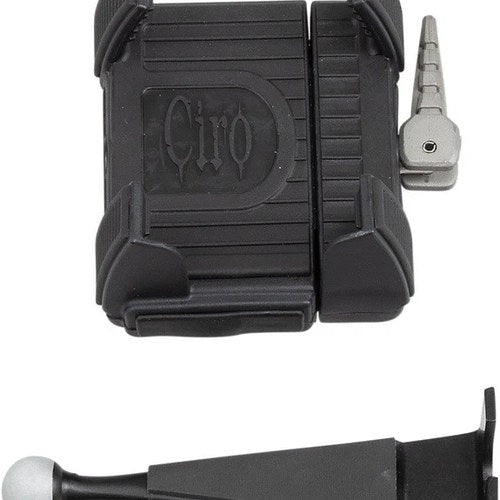 Ciro Premium Fairing Mount Smartphone/GPS Holder without Charger Chrome #50316