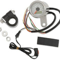 DS Mini Electronic Speedometer with Indicator Lights Mph Polished//White 1138761