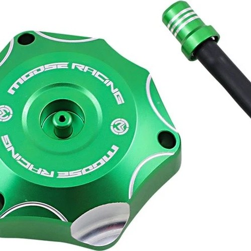 Moose Gas Cap Green for Kawasaki KX250F/KX450F/KLX110L/KX100/KX85/KX250/KLX450R