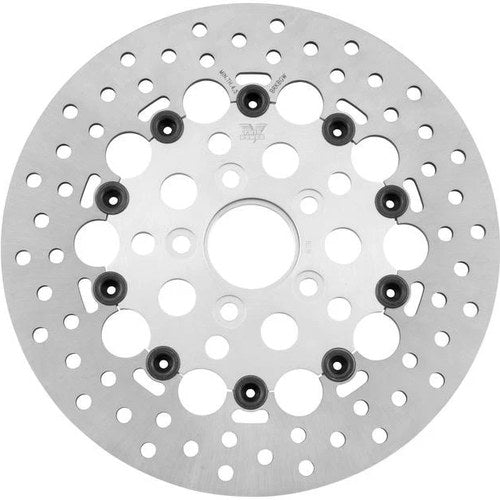 Twin Power Floating Hole Brake Rotor 11.5" Front Silver #1441RS Harley Davidson