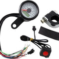 DS Mini Electronic Speedometer with Indicator Lights Mph Black/White #1138765