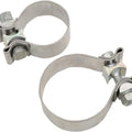 Khrome Werks Stainless Steel Exhaust Clamps for Harley-Davidson M8 Models 203031