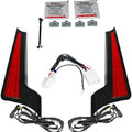 Custom Dynamics Fascia LED Light Panels Black/Red Harley Davidson Street Glide