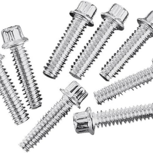 Colony 12-Point Lifter Base Screws 1/4"-20 Chrome #8708-8 Harley Davidson