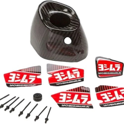 Yoshimura RS-9/RS-9T Muffler Replacement End Cap Kit Right CF