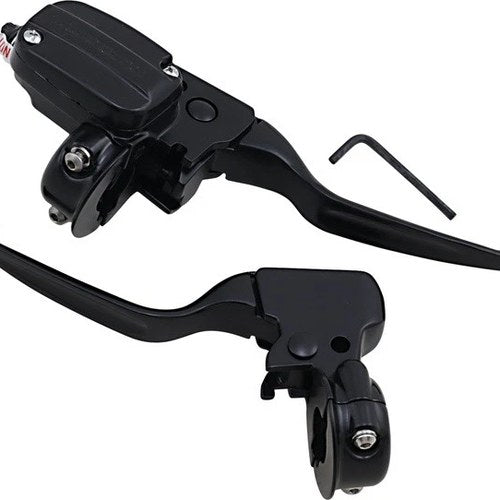 Drag Specialties Handlebar Control Kit Dual Disc/ABS Matte Black #232798