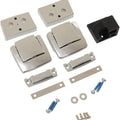 Drag Specialties Tour-Pak Latch Kit Silver Harley Davidson