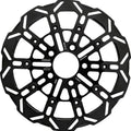 Sbs 10-Spoke Brake Rotor Design E Rear Black Harley Davidson Dyna/Softail