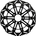 Sbs 10-Spoke Brake Rotor Design E Front Black Harley Davidson Dyna/Softail