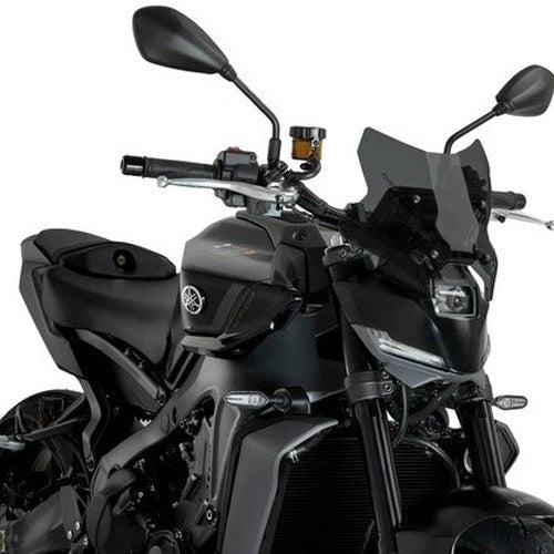 Puig New Generation Sport Windshield Dark Smoke 22077F for Yamaha MT-09/MT-09 SP