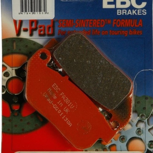 Ebc V Semi-Sintered Brake Pads Front #FA381V Harley Davidson Sportster