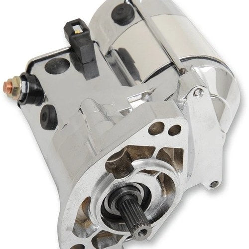 Terry Components 1.2kW Starter Motor Polished Chrome #772090 Harley Davidson